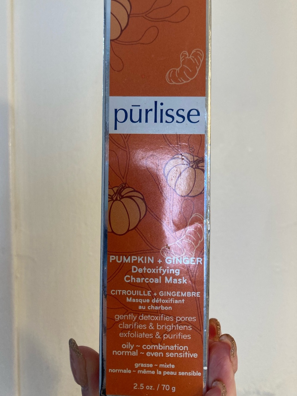 2/$35 💸 Purlisse Pumpkin & Ginger Detoxifying Charcoal Mask